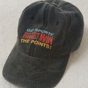 Sportsball Cap, Adjustable Black